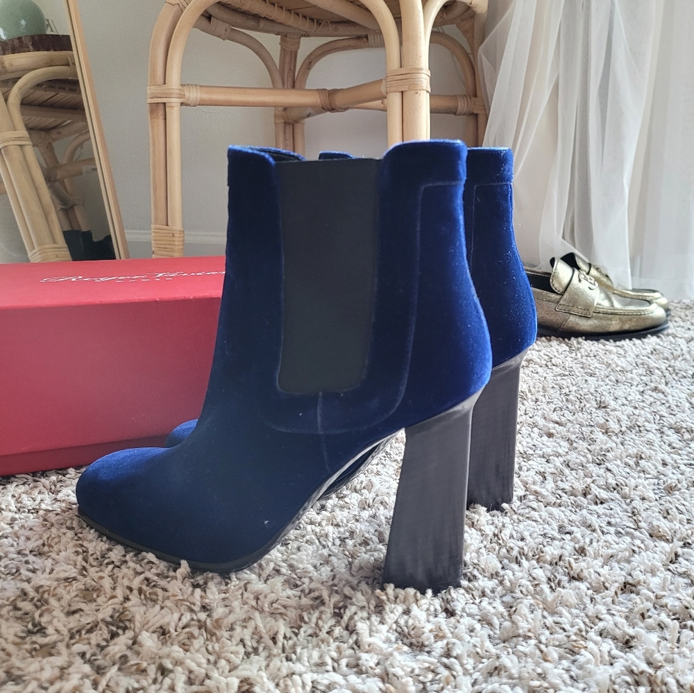 Roger vivier ankle boots blue - Picture 3 of 12